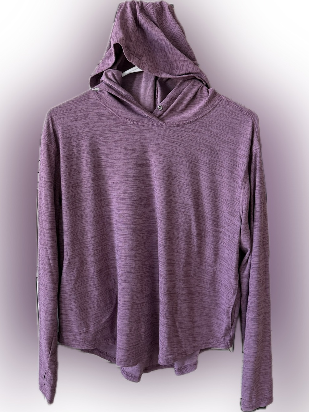 Old Navy Women’s Hooded Long-Sleeve Active Shirt - Lavender Purple